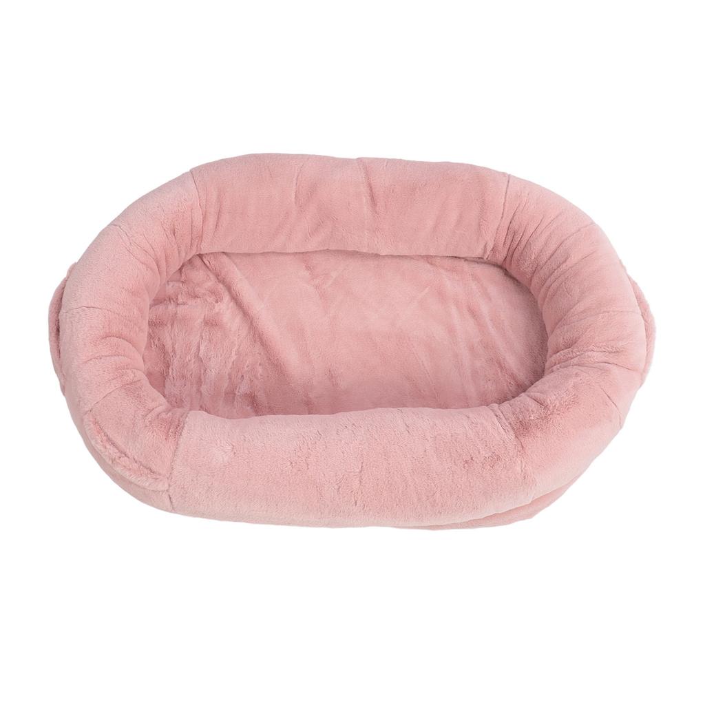 Human Dog Bed Neck Head Support Soft Cozy Giant Dog Adults Napping Bed with Side Pocket for Winter