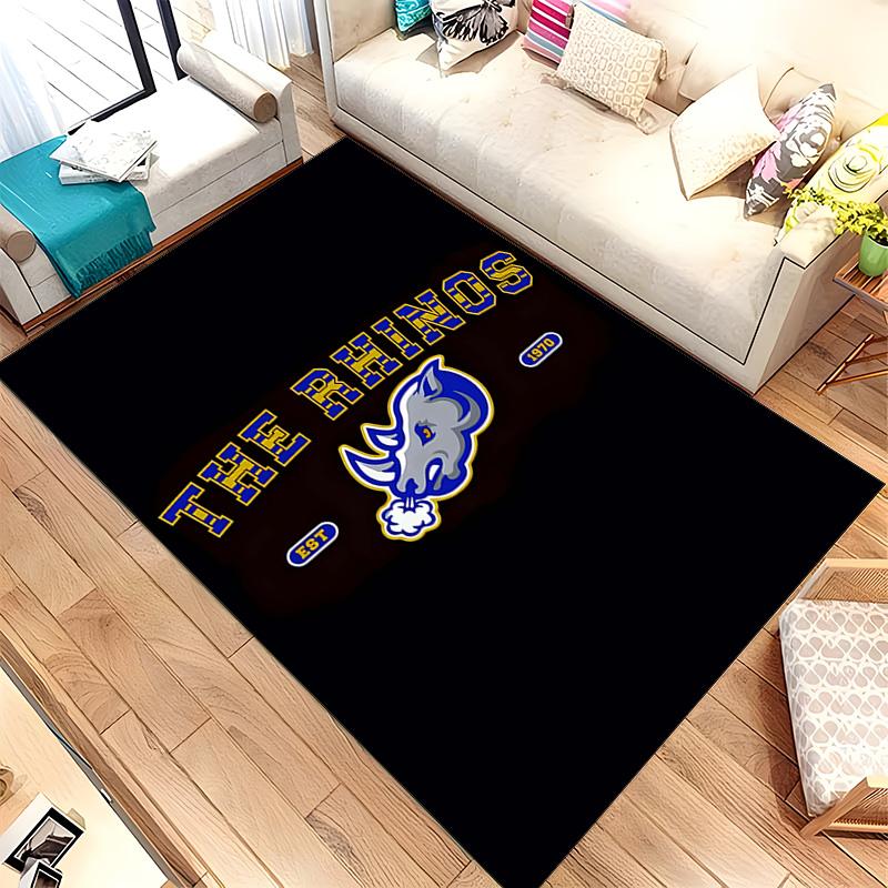 Leeds Rhinos (14) Rug Suitable For Living Rooms Bedrooms Computer Rooms Dining Areas And Placement Under Tables And Chairs Also An Ideal Choice For Of