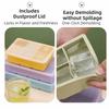6/8 Grids Large  Ice Cube Tray Silicone Square Ice Mold Food Grade Ice Cube Maker  Kitchen Gadgets