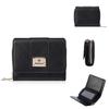 Baellerry Women's Short Tri-Fold Wallet with Multiple Card Slots and Coin Purse