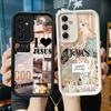 Jesus Collage Pattern Case for Samsung Galaxy A16 A15 A26 A32 A53 A54 A56 A34 A51 A73 A71 A72 A12 A13 A35 A36 A23 Phone Cover