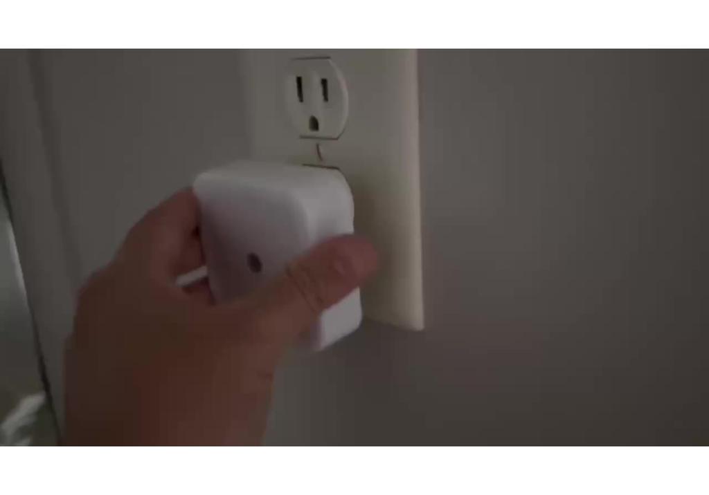 4pcs LED Plug-In Night Lights with Smart Sensor, Auto On/Off Nightlight for Bedroom, Kitchen, Stairs, Hallway & Bathroom