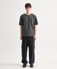 Eichijig Pigment Raw-Edge Asymmetric Panel T-Shirt -Dusty Gray