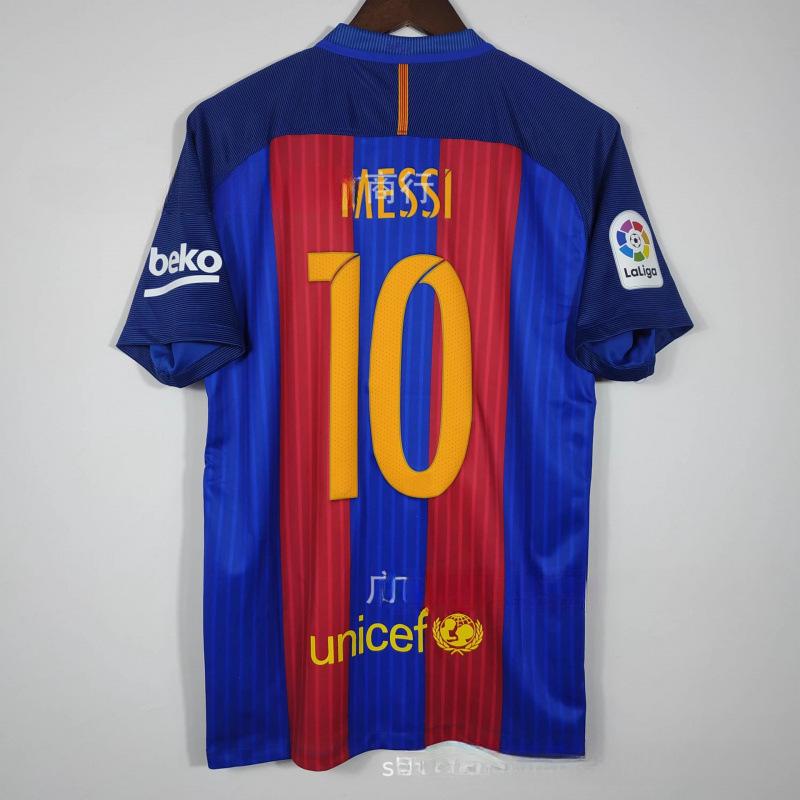 Maglia Barcelona 10-11 14-15 Casa N.. 10 No. 11 Maglia da calcio Neymar Maglia retrò