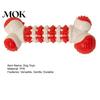 Dog Toys for Molar Chewing Indestructible Chew Interactive Puppy Teeth Bone Toy Cleaning Boredom Relief Soft Touch Gear Pet Aggressive Chewers