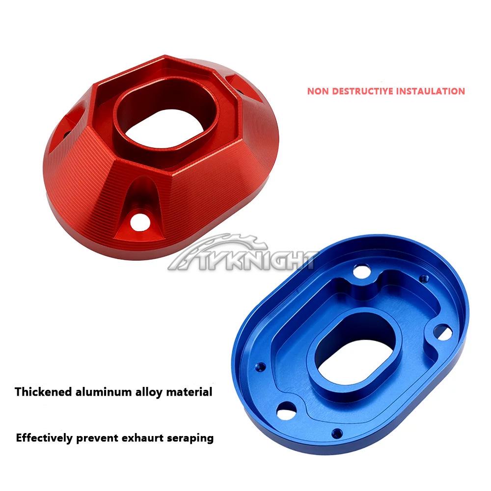 Honda PCX160/125 Exhaust Tail Cover: Aluminum Alloy Protective Accessory for 2021-2025 Models