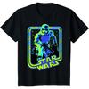Star Wars Classic Stormtrooper Retro Neon Glow Poster T-Shirt