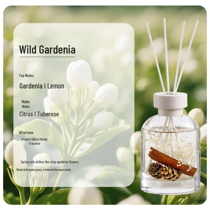 150 мл Прозрачный диффузор для ароматерапии  Цветок и лоза  - Долгоиграющий аромат для дома и спальни 150ml