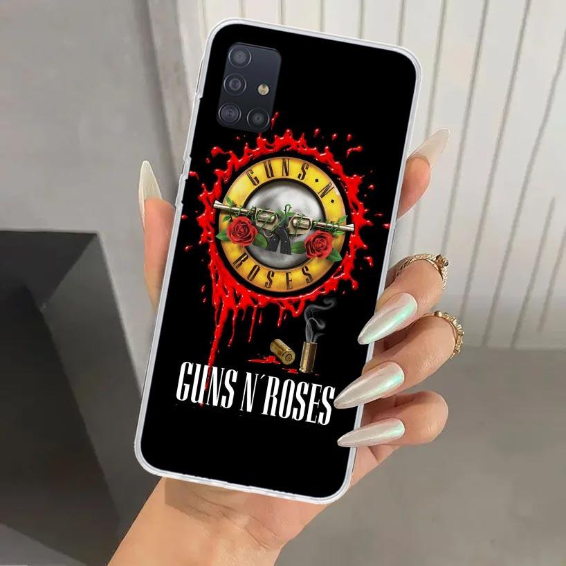 Guns N Roses Good Time Phone Case for Samsung Galaxy A52 A32 A22 A12 A02S A50S A30S A10S Note 20 Ultra 10 Plus S10 A31 A20 A71 A