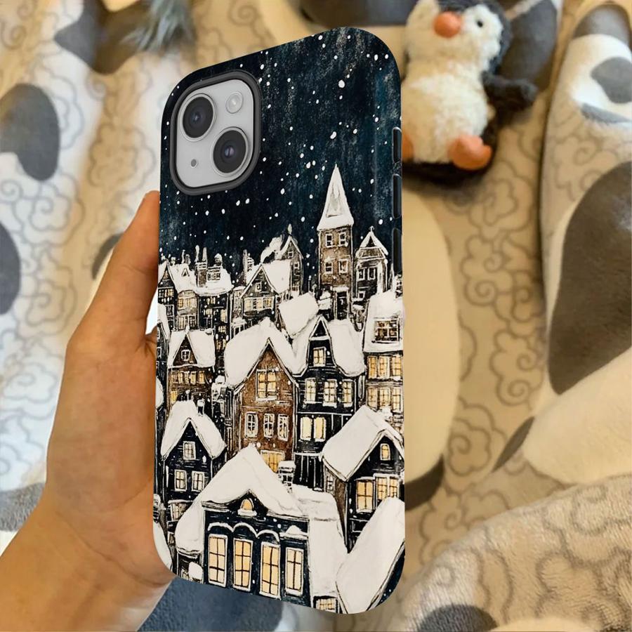 Phone Case for Xiaomi Redmi Note 14 Pro Plus 5G 14 4G Soft Cover Capa A Quiet Christmas Night