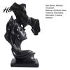 Matte Finish Home Decor Couples Kiss Sculpture Abstract Couple Sculpture Art Decor
