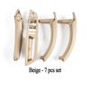 Suitable for LHD or RHD Cars Interior Plastic Door Pull Handle with Leather Handle Cover 7pcs Full Set for BMW X5 X6 E70 E71 E72