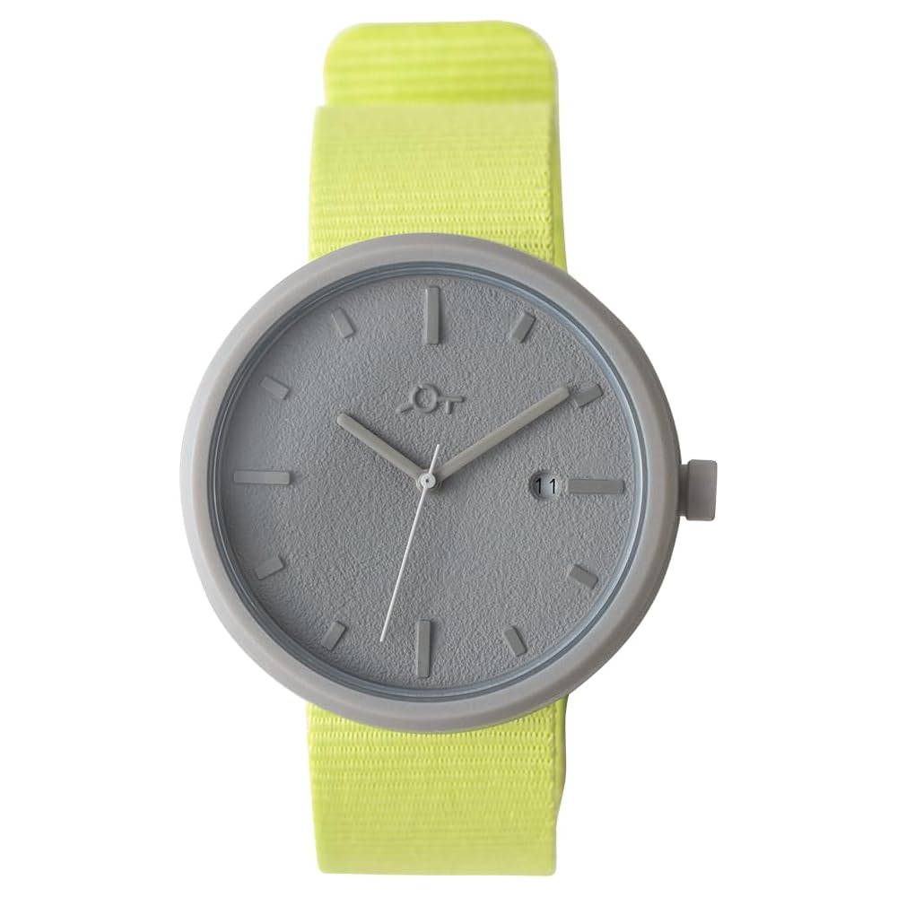 YOT Watch Men s Analog Sustainable Waterproof Watch 40mm Neon Yellow