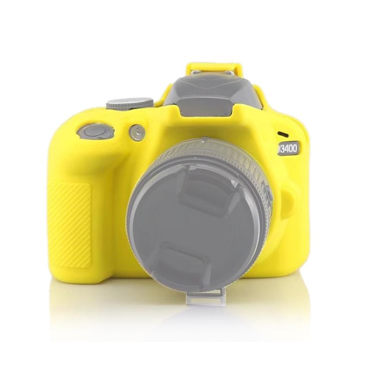 

Soft Silicone Protective Case for Nikon D3400 / D3300 жовтий
