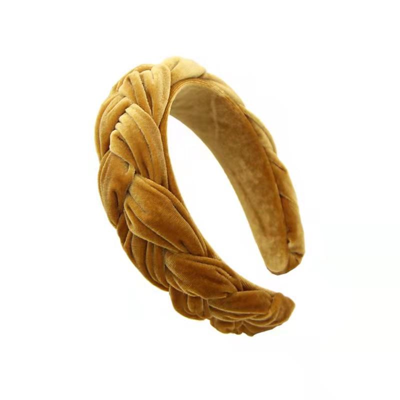 

Модная бархатная повязка для волос, широкая повязка для волос, обруч для волос, повязка на голову, повязки на голову для женщин и девочек темно-зеленого