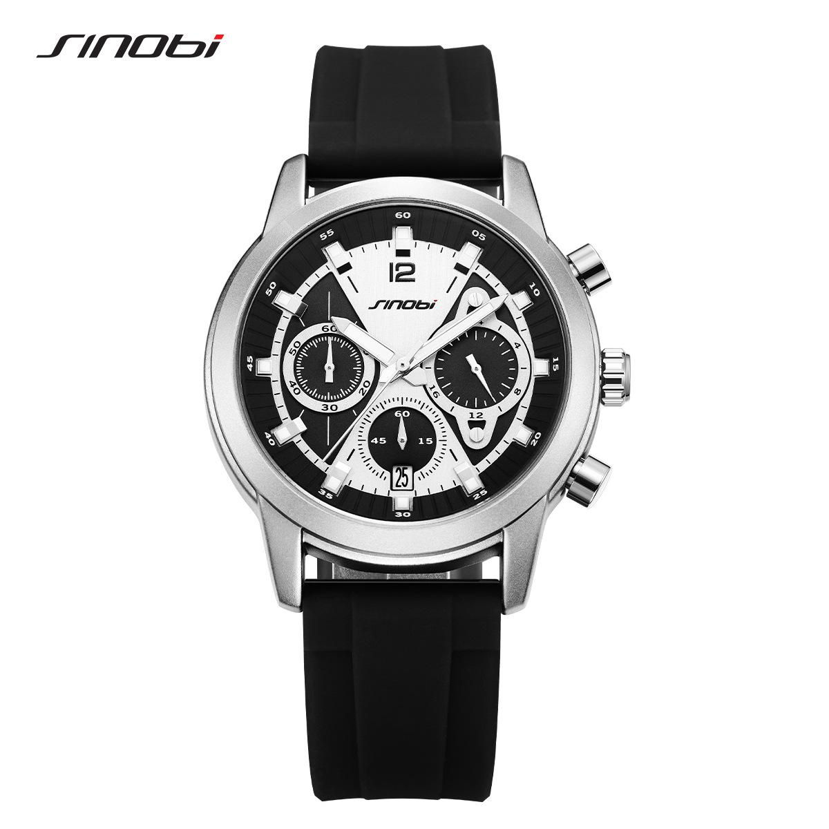 Men S Watch Premium Sense Multi-Functional Waterproof Silicone Tape Quartz Watch High-End Men S Watch Men S