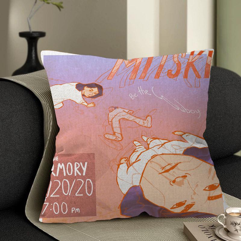 Mitski Decorative Room Aesthetics Pillow Case Home Decor Bedroom Sofa Bed Couch Pillow Cover 45x45