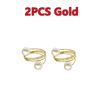 12-2PCS Metal Napkin Ring Imitation Pearls Napkin Buckle Napkin Holders For Wedding Christmas Banquet Home Dining Table Decors