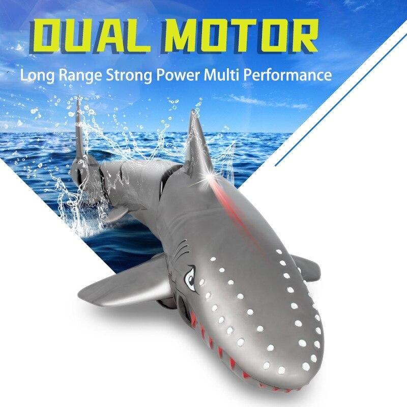 Speed Adjustable Remote Control Shark Toy Charging Hydrodynamic Conductivity Children's Animal Toys