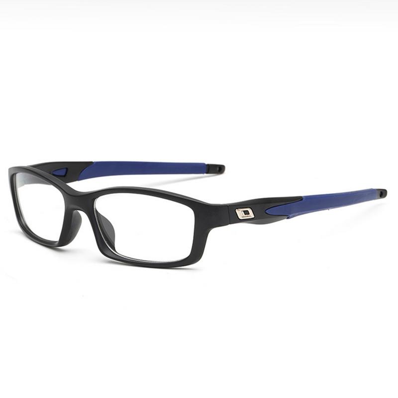 

Мужские спортивные оправы для очков TR90 Очки для активного отдыха Прямоугольные Очки для зрения при близорукости Велосипедные очки -0.5 -1.0 -2.0 -3.0 -4.0 myopia -75