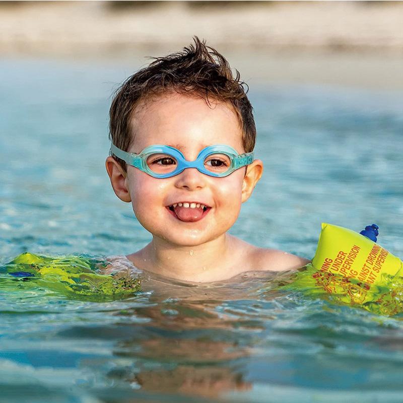 Waterproof Anti Fog Swimming Goggles UV Children Professional Colored Lenses Kids Eyewear Swimming Glasses Eyewear