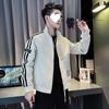 Men's Stand-up Collar Jackets, Spring and Autumn Jackets, Korean Style Trendy Men's Tops, New Cool Coats