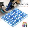 30 STÜCKE Motorrad Kopfschraubenabdeckung Mutter Kappe Abdeckung Dekorative Änderungsteile Zubehör für Yamaha Kawasaki Honda Harley