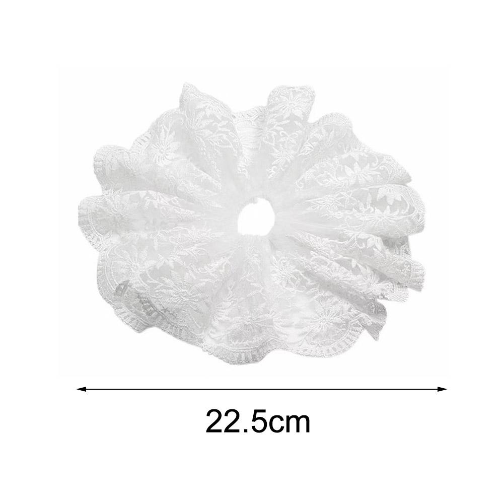 Super Fairy Lace Large Double Lace Sausage Hair Bands U8Y4