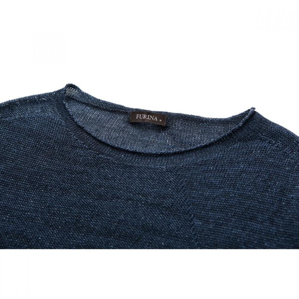Furina Wide FiT Crossover Cooling Linen T shirT