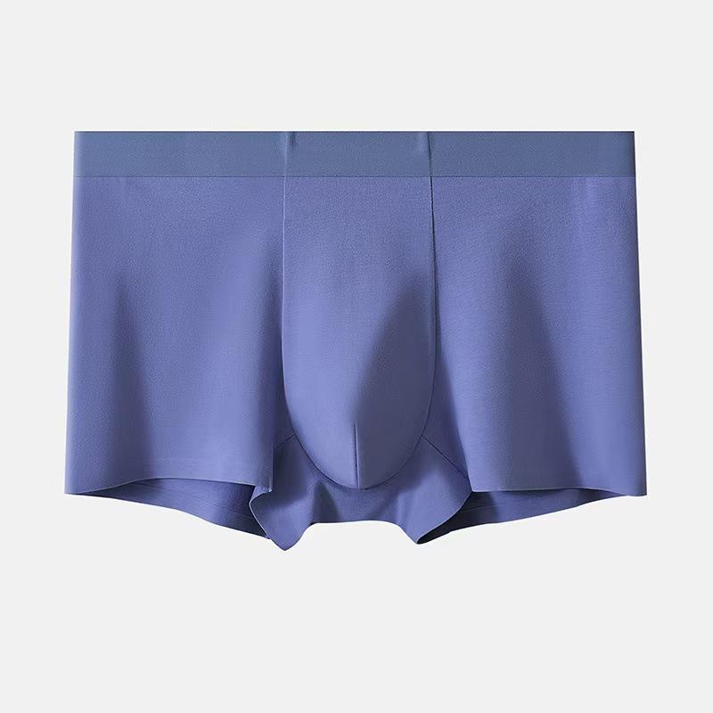 

Seamless Men s Boxer Briefs: Xinjiang Long-staple Cotton - Comfortable, Breathable, Antibacterial Silk Four-corner Pants XXL (for 140~160 jin)