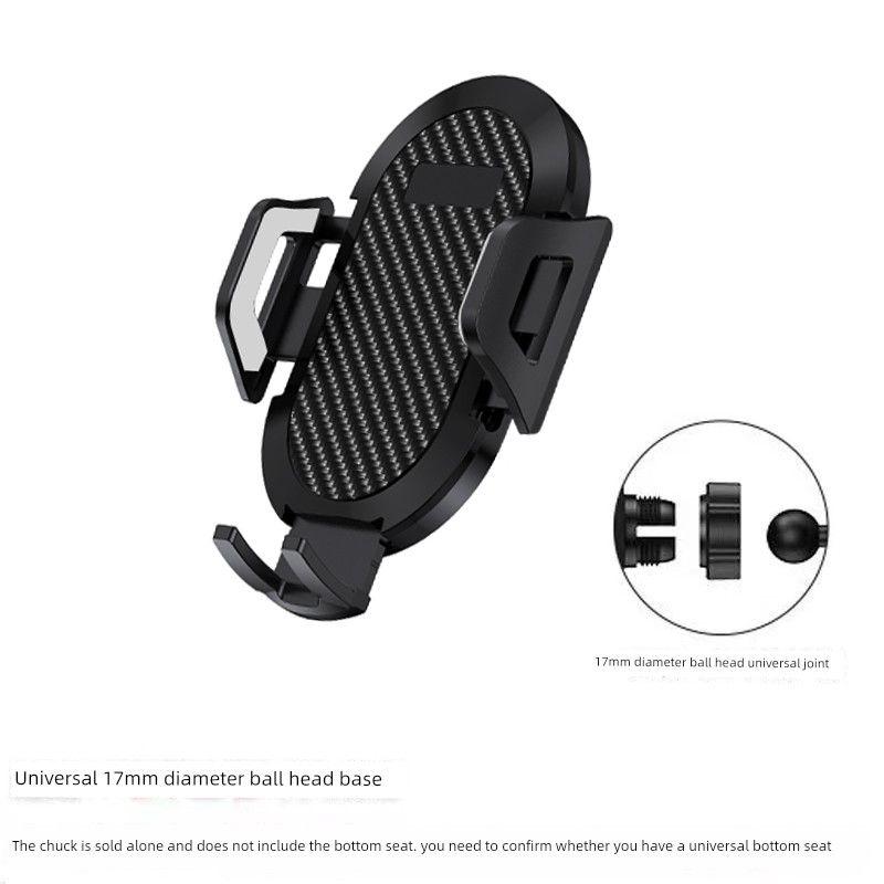 Car Mount, Car Windshield Suction Cup Holder, Dashboard Dual-Purpose Phone Holder [Single Mobile Phone Holder Without Base] Black