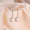 Korean Style Elegant Floral Earrings with S925 Sterling Silver and Freshwater Pearls