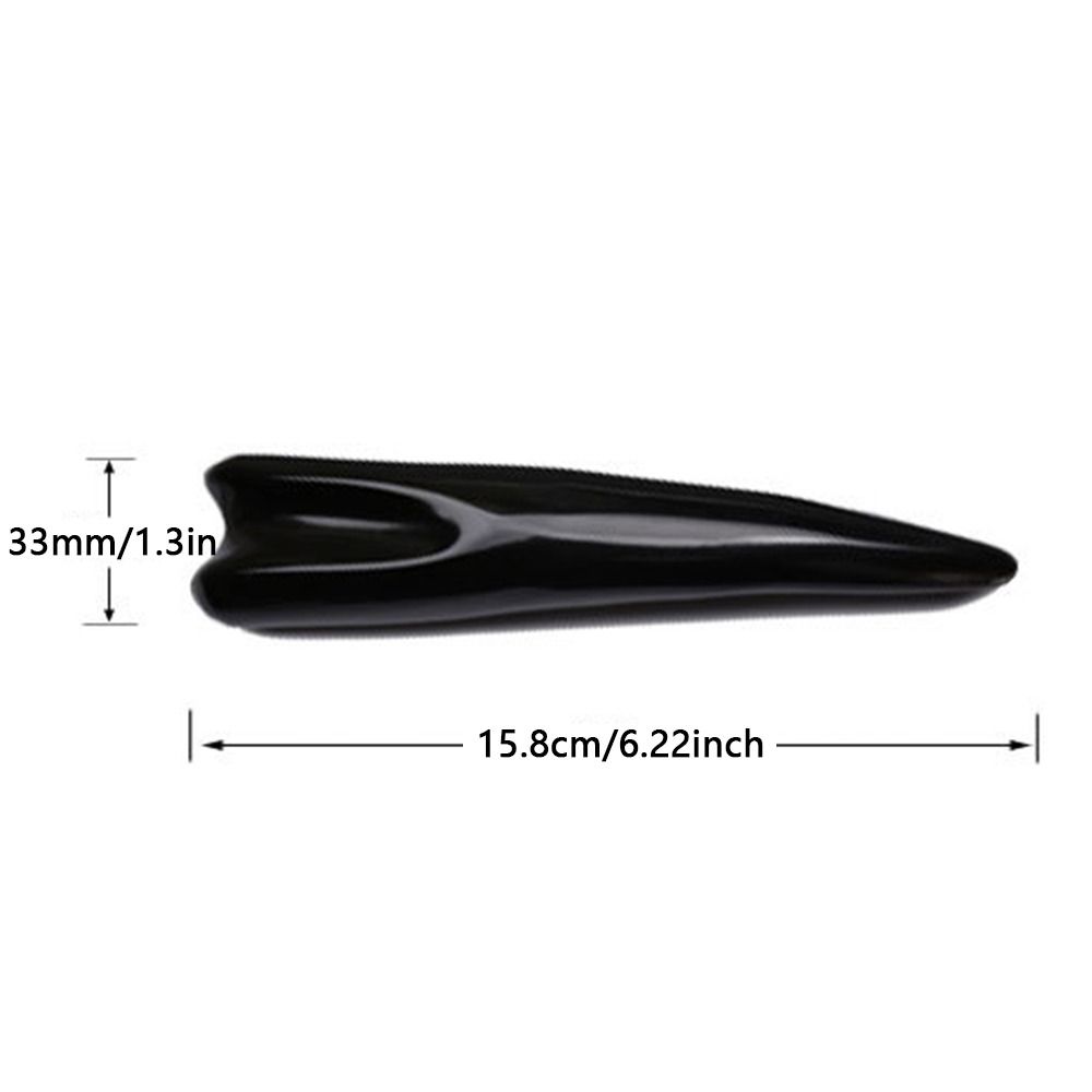 Large Massage Scraping Bar Natural Meridian Acupressure Pen Black Buffalo Horn Massage Stick  SPA