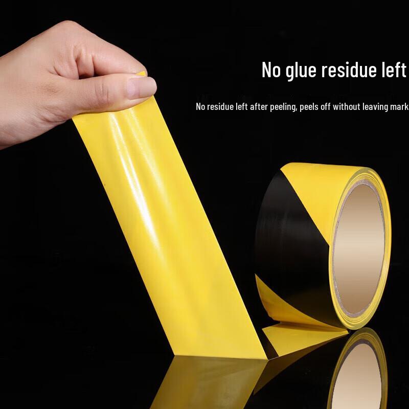 Huxin Black Yellow PVC Safety Warning Tape