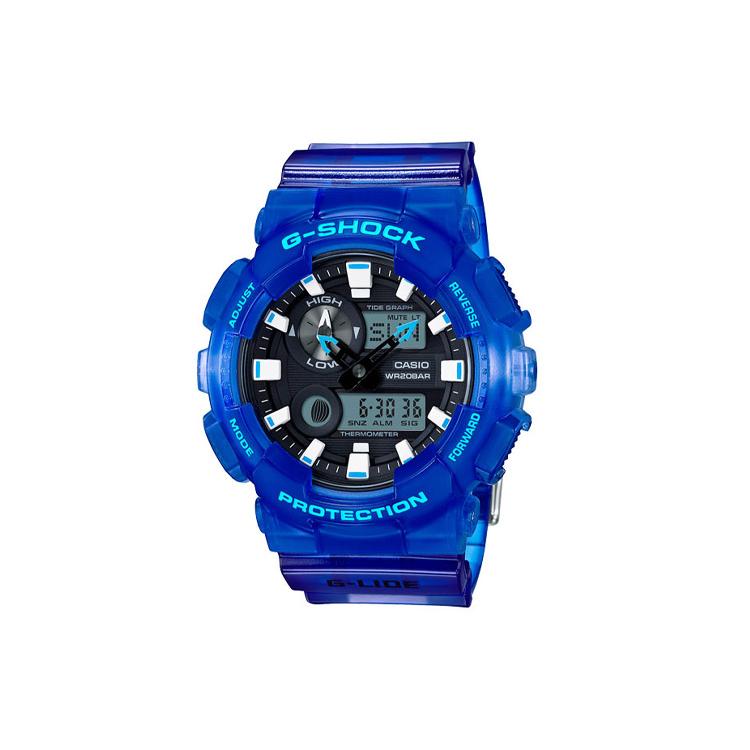 CASIO G Shock Analog Digital GAX100MSA 2A GAX-100MSA-2A Blue Strap