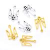 100 Pcs/set Diy Accessories Retro Alloy Ukraine National Emblem Pendants Ukrainian Flag Trident Charm Patriotic Gift