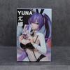 Yuna Bunny Girl Anime Figure Standing Pose Purple Hair Boxed Collectible Model Desktop Decoration Gift For Anime Fans Collectors