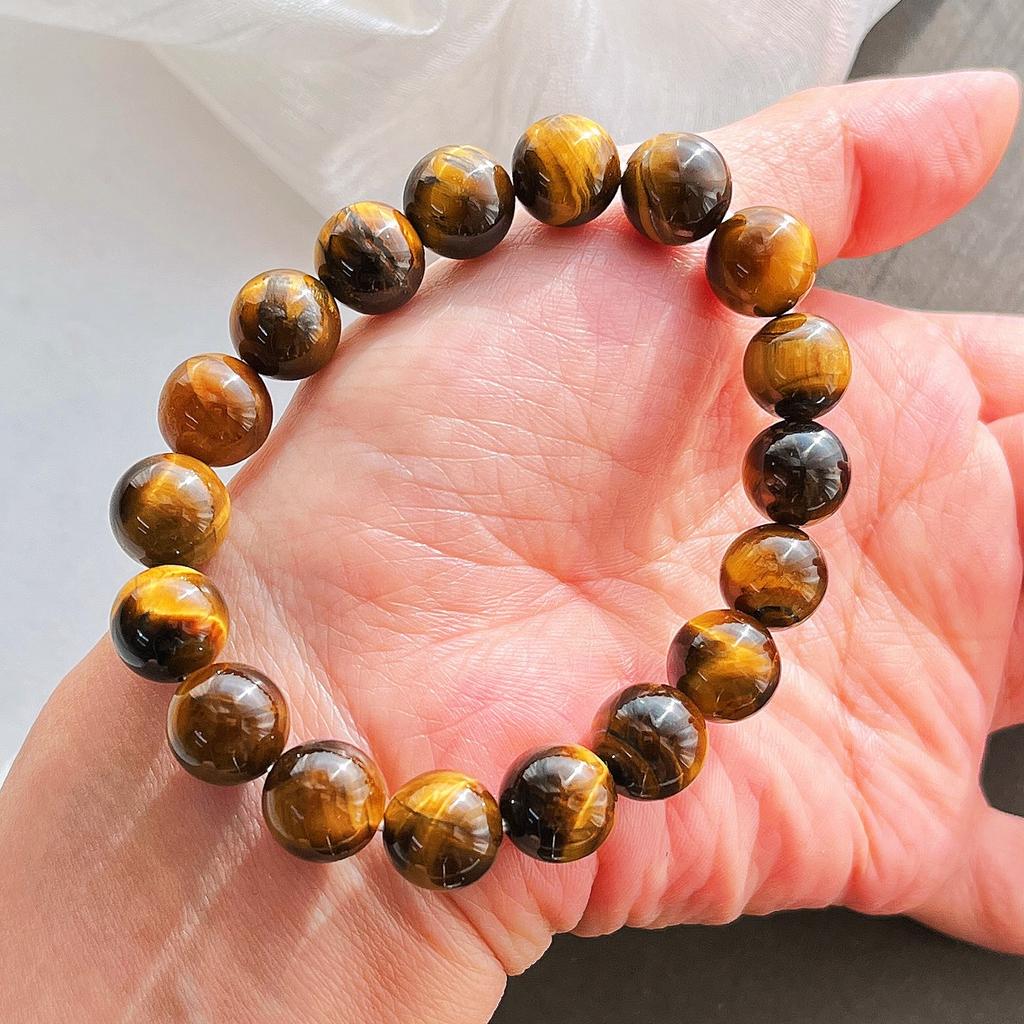 Maillard Wind Autumn And Winter Boutique Natural Tiger'S Eye Stone Bracelet Bracelet