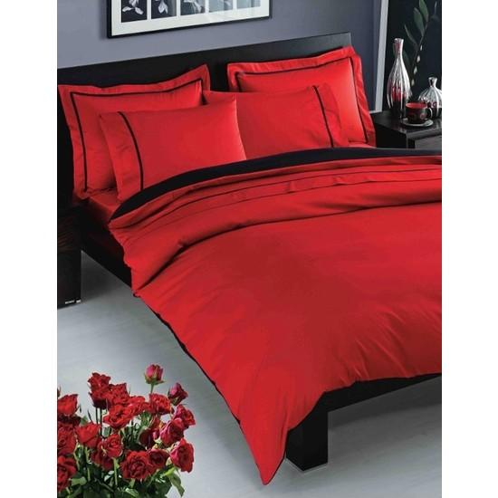 

Tac Double Deluxe Satin Duvet Cover Set-Prestige Красный