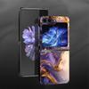 Marble Case for Samsung Galaxy Z Flip 7 6 5 4 3 Flip3 Flip5 Flip7 FE Flip4 Flip6 Back Phone Cover Funda