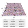 Japanese Tamagotchis Super Warm Blanket  Kids Adult Plush Throw Blanket Novelty Couch Chair Flannel Bedspread Sofa Bed Cover