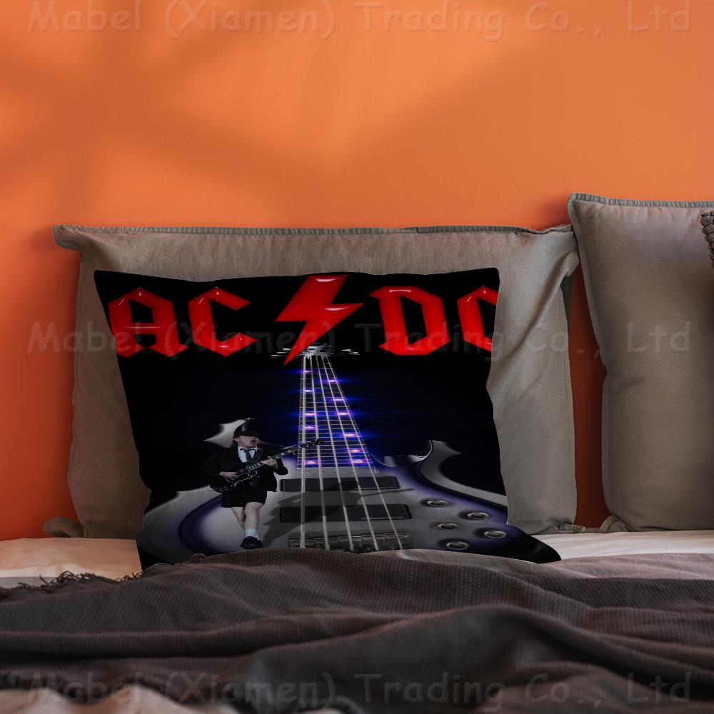 

Rock Band A-AC_DC Personalized picture text home decorative pillows Household Gifts 45x45cm 40cmx40cm