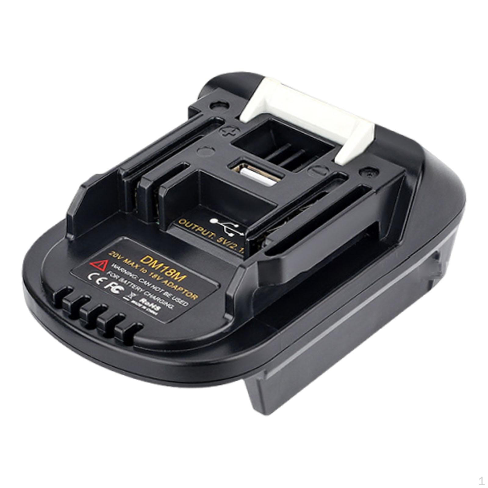 

Battery Adapter Accessories Lightweight Portable Efficient Professional Compatible Black Performance