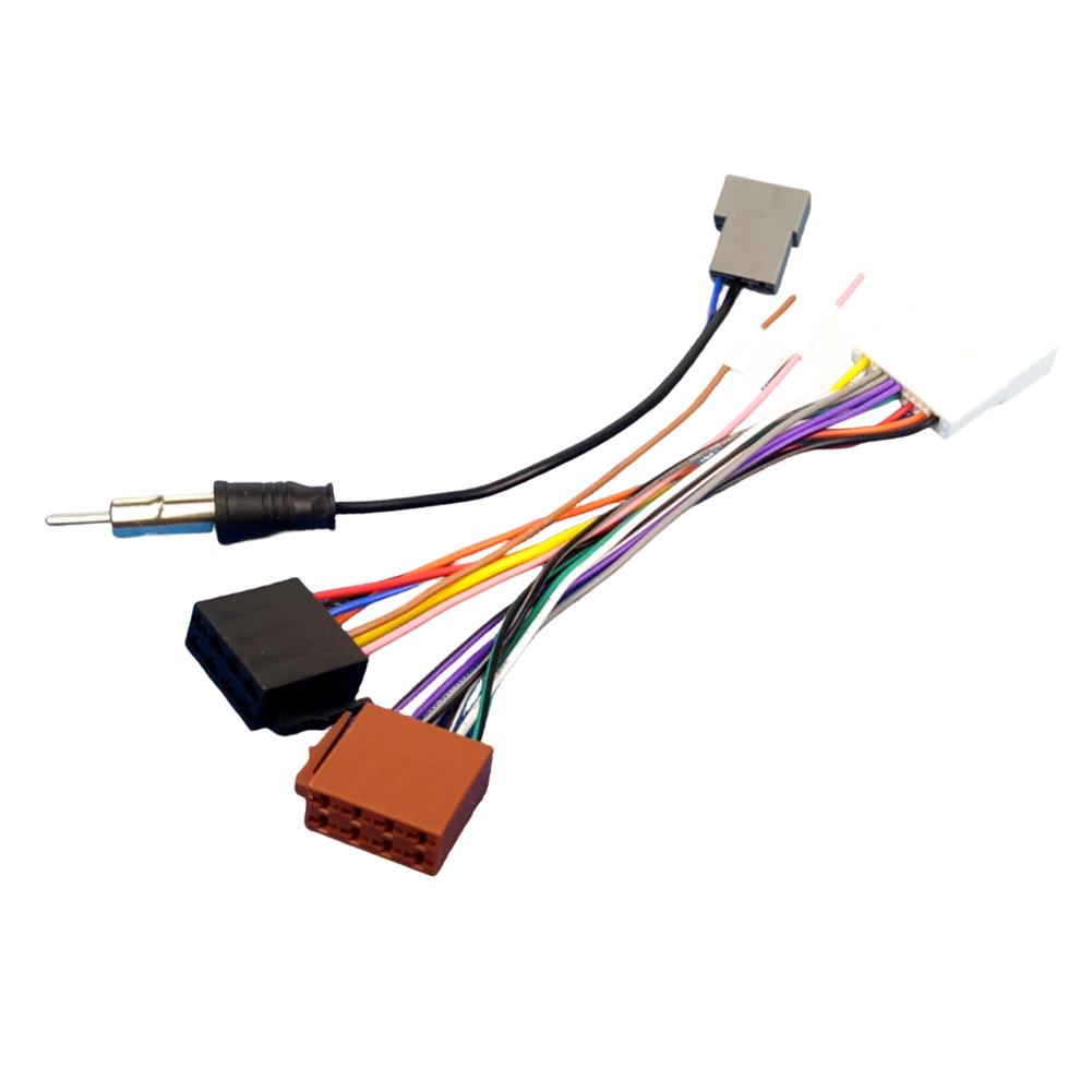 Easy Installation Radio Wiring Harness 20P ISO Connector Antenna Cable