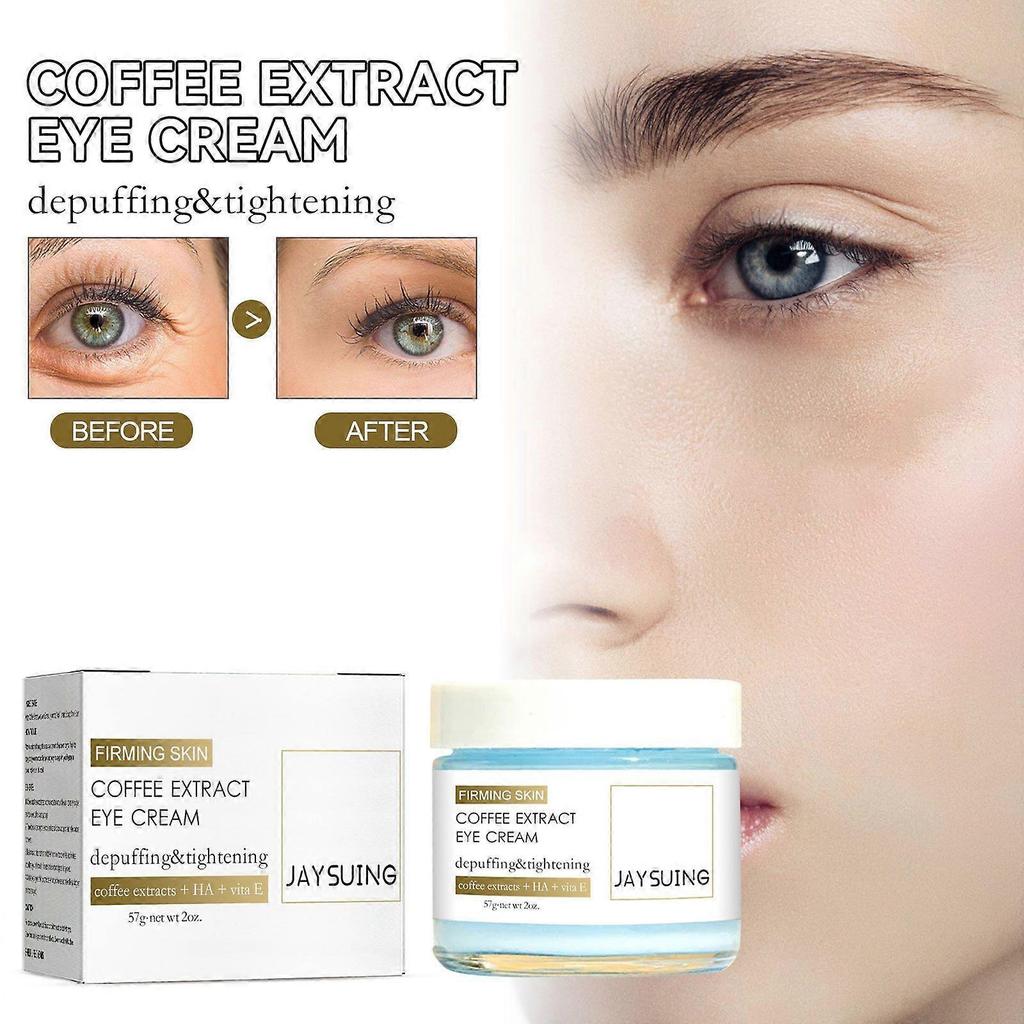 Limited time!!Jaysuing Coffee Firming Eye Cream - Reduces Fine Lines And Dark Circles, Firming And Moisturizing Eye Care Cream