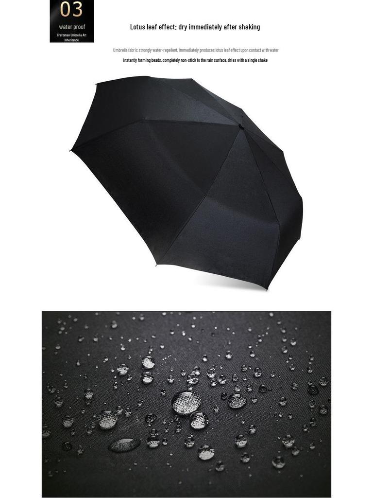 In Stock: New 125cm Single-Layer Automatic Folding Umbrella - PURPLERAIN (Purple)