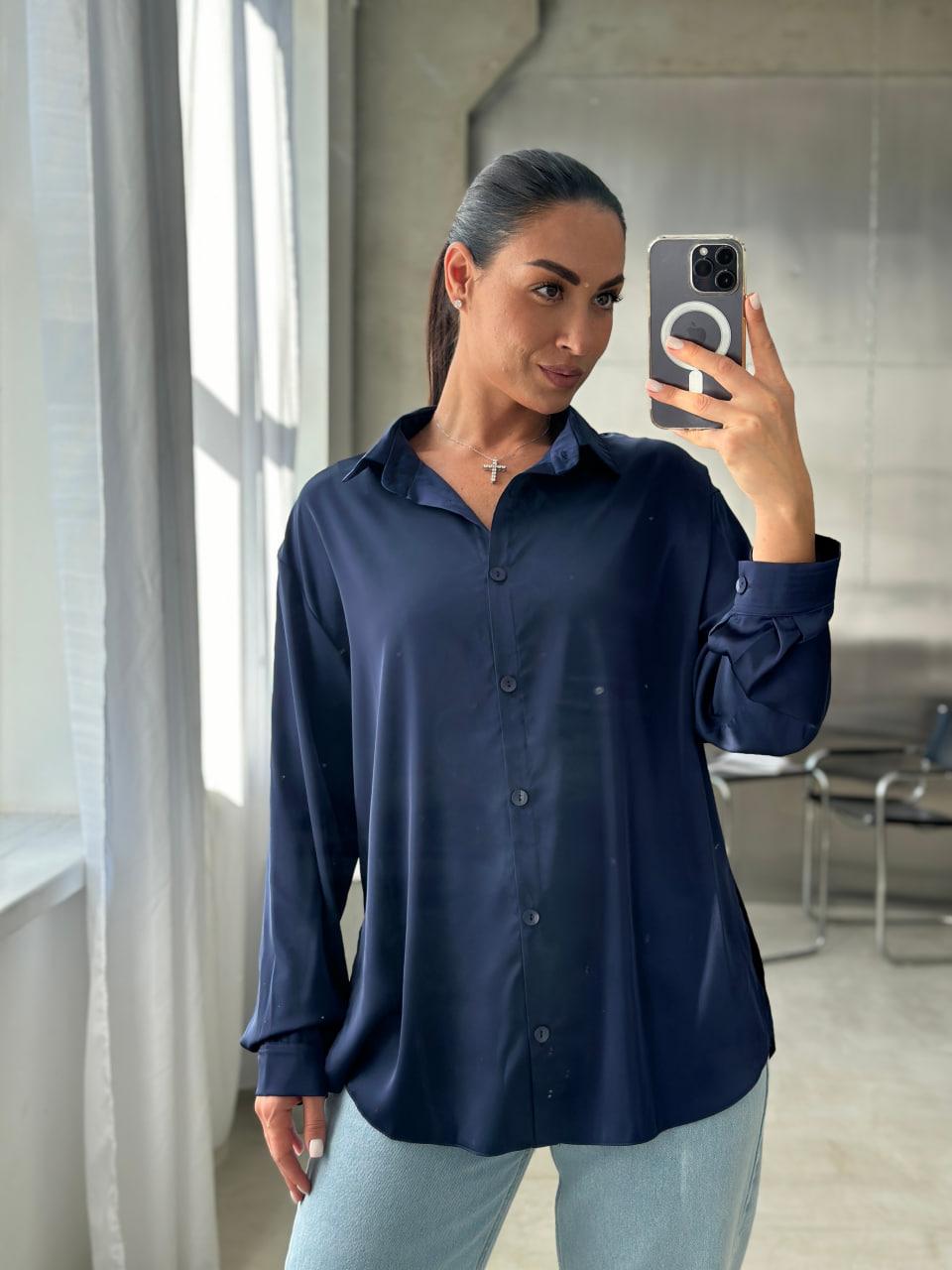 

Блузка PEONY Мармі XL Синій (2303233-48-50:10) XL синій