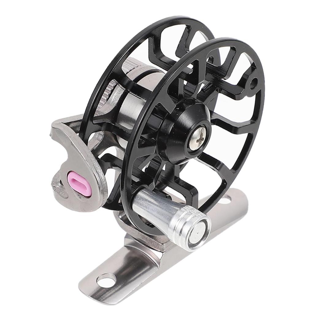 DEARMAMY Ice Fishing Lightweight Creative Compact Spinning x x for and Sea Fishing Reel, Metal, Design, Reel, 7.00 6.00 5.50cm, 55G, River, Lake,