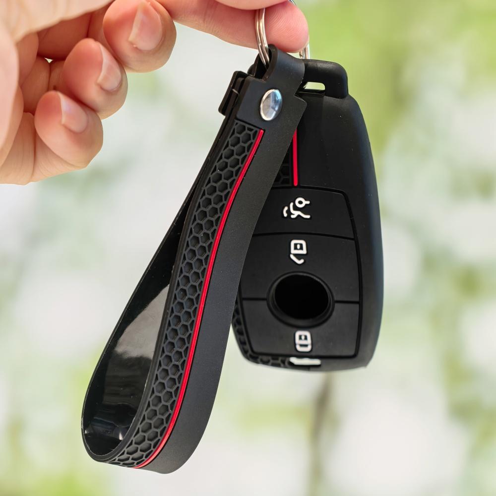 Silicone key cover For Mercedes Benz W177 W205 W213 W222 G63 X167 A C E S G GLS Class Maybach Car Key Cover Case Shell Fob Bag