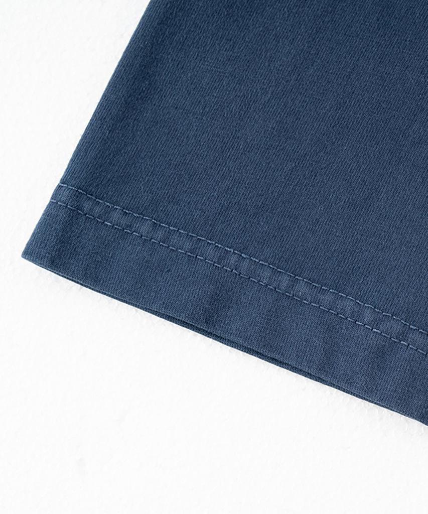 Descheuis Everyday Pigment Crop Short Sleeve T-Shirt (W) Navy